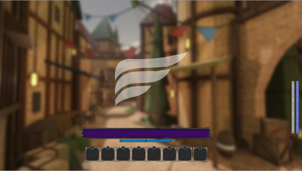 Fantasy styled HUD